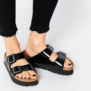 Birkenstock Papillo Arizona Platform Sandals